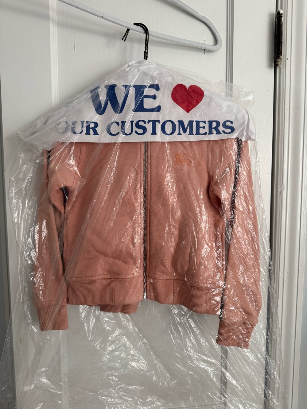 Girls (kids) Burberry  Dusty Rose sweat set